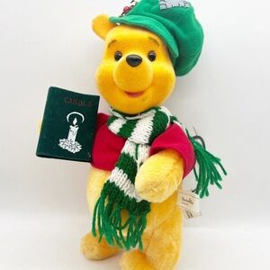 Vintage 90s Disney Winnie The Pooh Animatronic Christmas Ornament‎ Holiday Decor